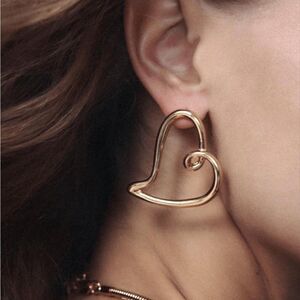 Heart earrings N1253